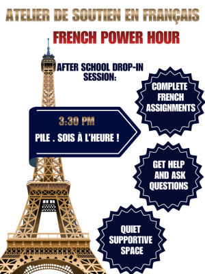 Flyer created using Canva by Mrs. Loubaba Temsanani